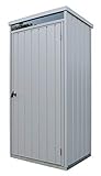 Duramax armario palladium 1 puerta gris plata 0,45mm grosor 77x69x180 cm