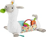 Fisher-Price Llama crece conmigo, cojín juguete sensorial para bebé recién nacido (Mattel GLK39), Exclusivo en Amazon