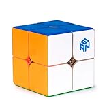 GAN 249 V2, 2x2 Cubo Mágico Cubo de Velocidad Juguete Rompecabezas Gan 49mm (Sin Pegatinas)