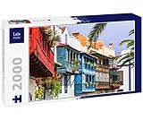 Lais Puzzle Arquitectura Colonial Tradicional de Las Islas Canarias. Capital de La Palma - Santa Cruz con Balcones de Colores 2000 Piezas
