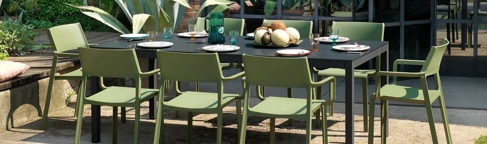 mesa y sillas para aluminio de terraza